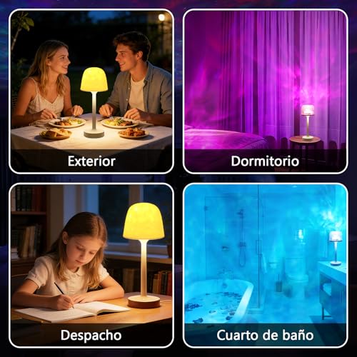 Thumbnail 8 de seenlast Lámpara de Ducha con Proyector de Aurora y Galaxia – Iluminación inalámbrica 2 en 1 para baño