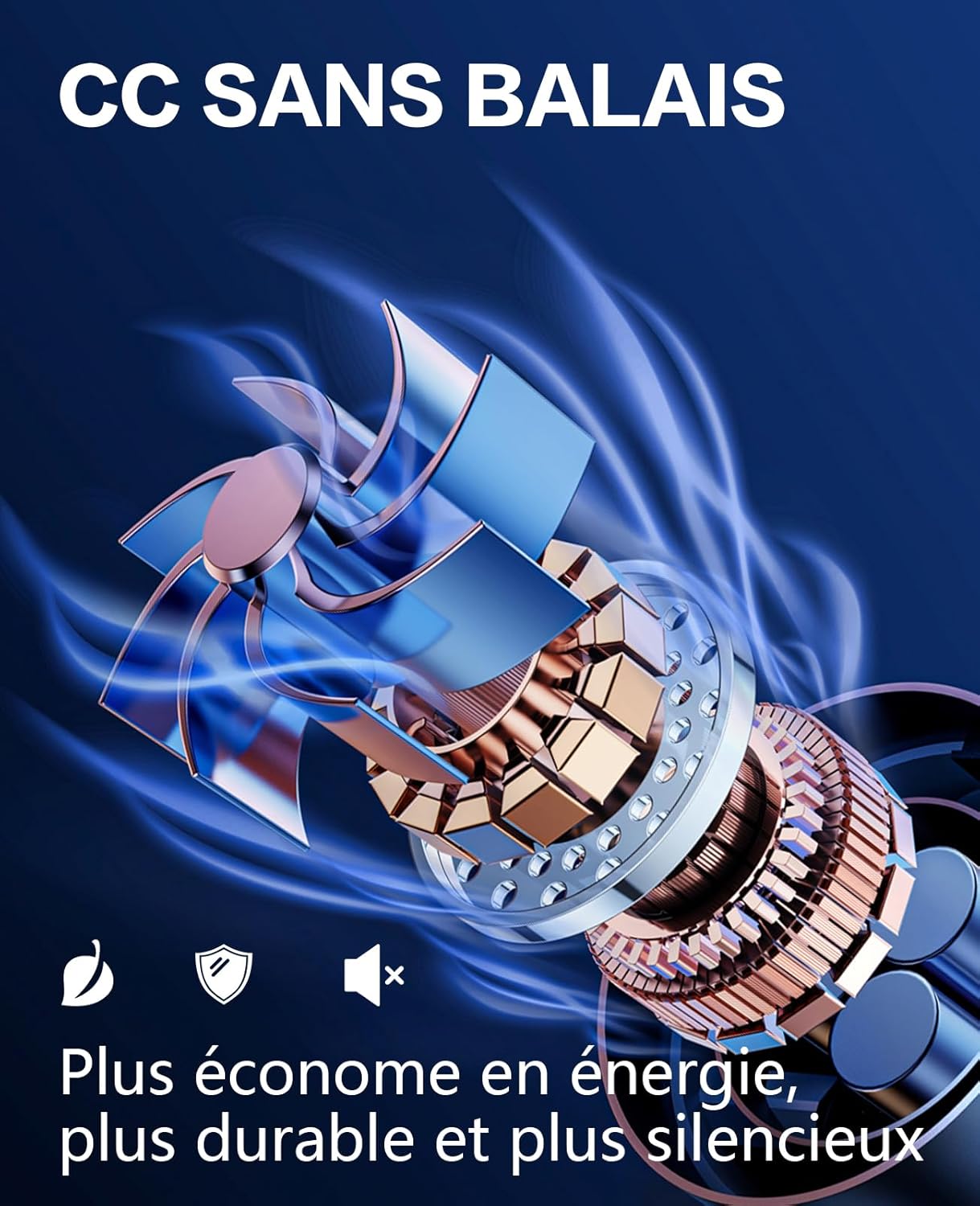 Detalle de Voniobuy Mini Souffleur Sans Fil Puissant — Nettoyage rapide et polyvalent pour PC et voiture