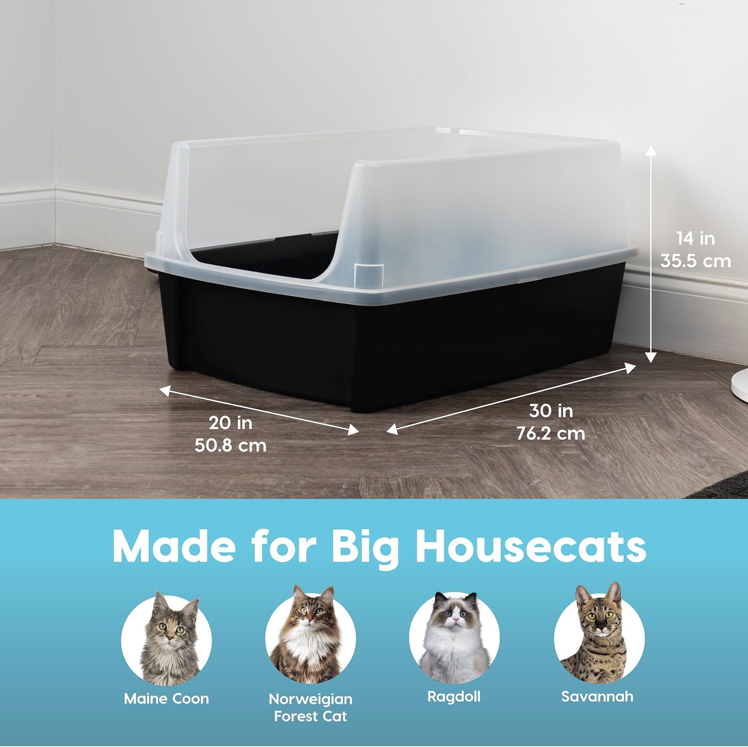 Detalle 2 de IRIS USA Cat Litter Box XX-Large