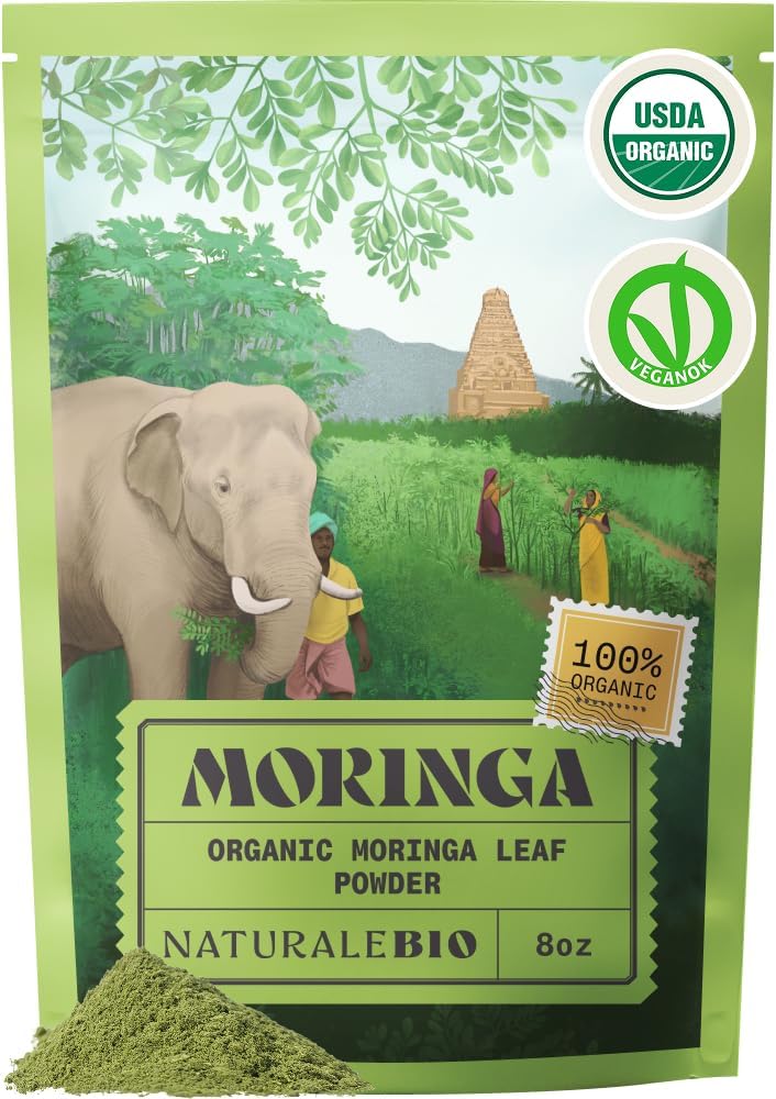 NaturaleBio Moringa Powder 8 oz
