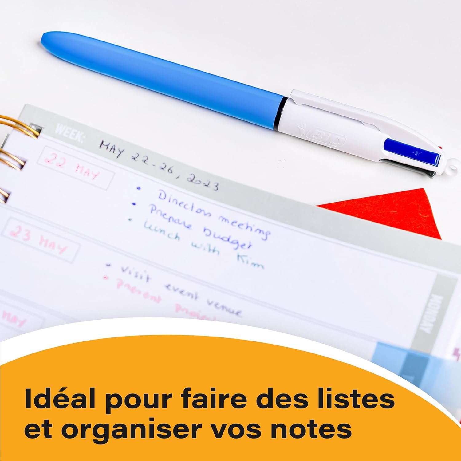 Thumbnail 5 de BIC 4 Couleurs Mini Stylos-Bille Rétractables (1,0 mm) – Pack boîte de 12