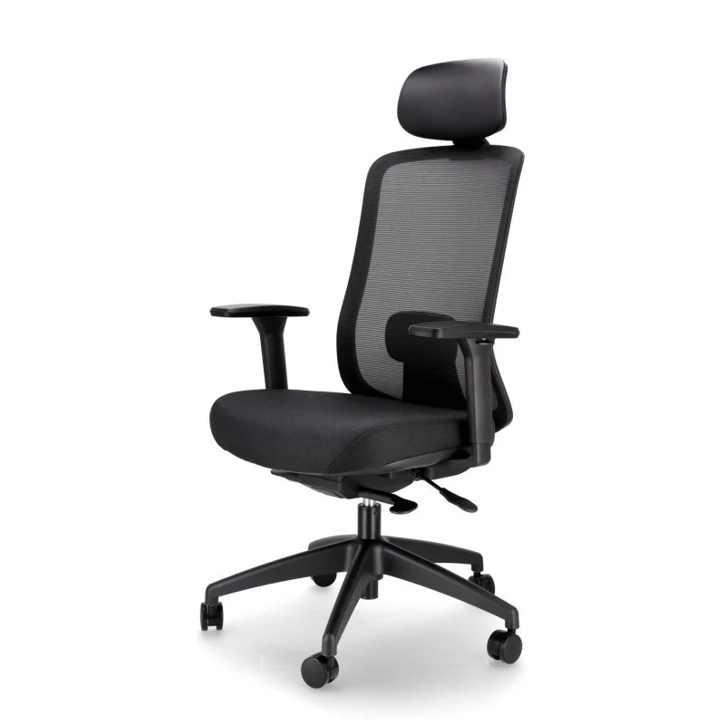 Thumbnail 1 de Spacio Ardena Silla ergonómica 1 cabezal Negra