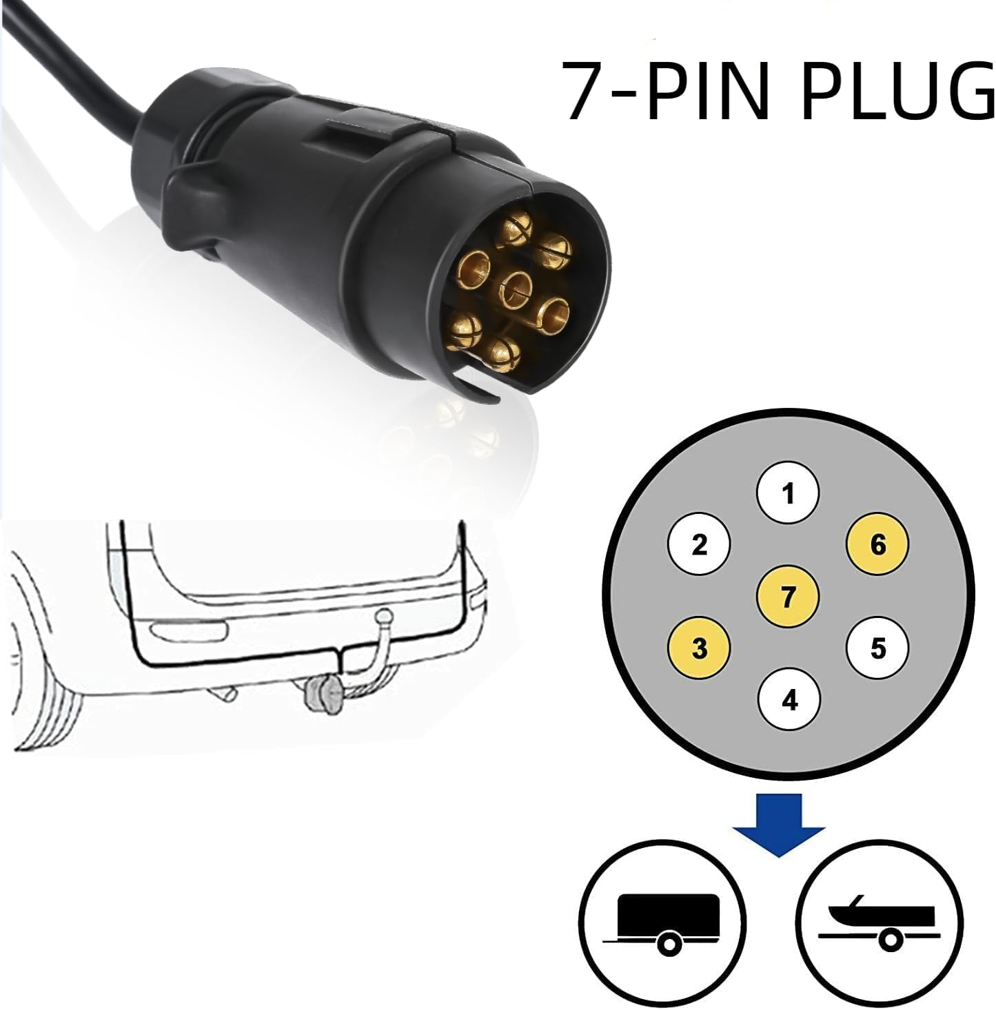 Detalle 2 de Uten Pilotos Led Remolque 12 V