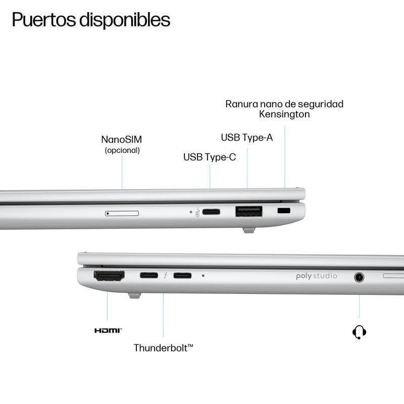 Thumbnail 2 de HP EliteBook 8 G1i 14": Portátil profesional con rendimiento de sobremesa en mochila