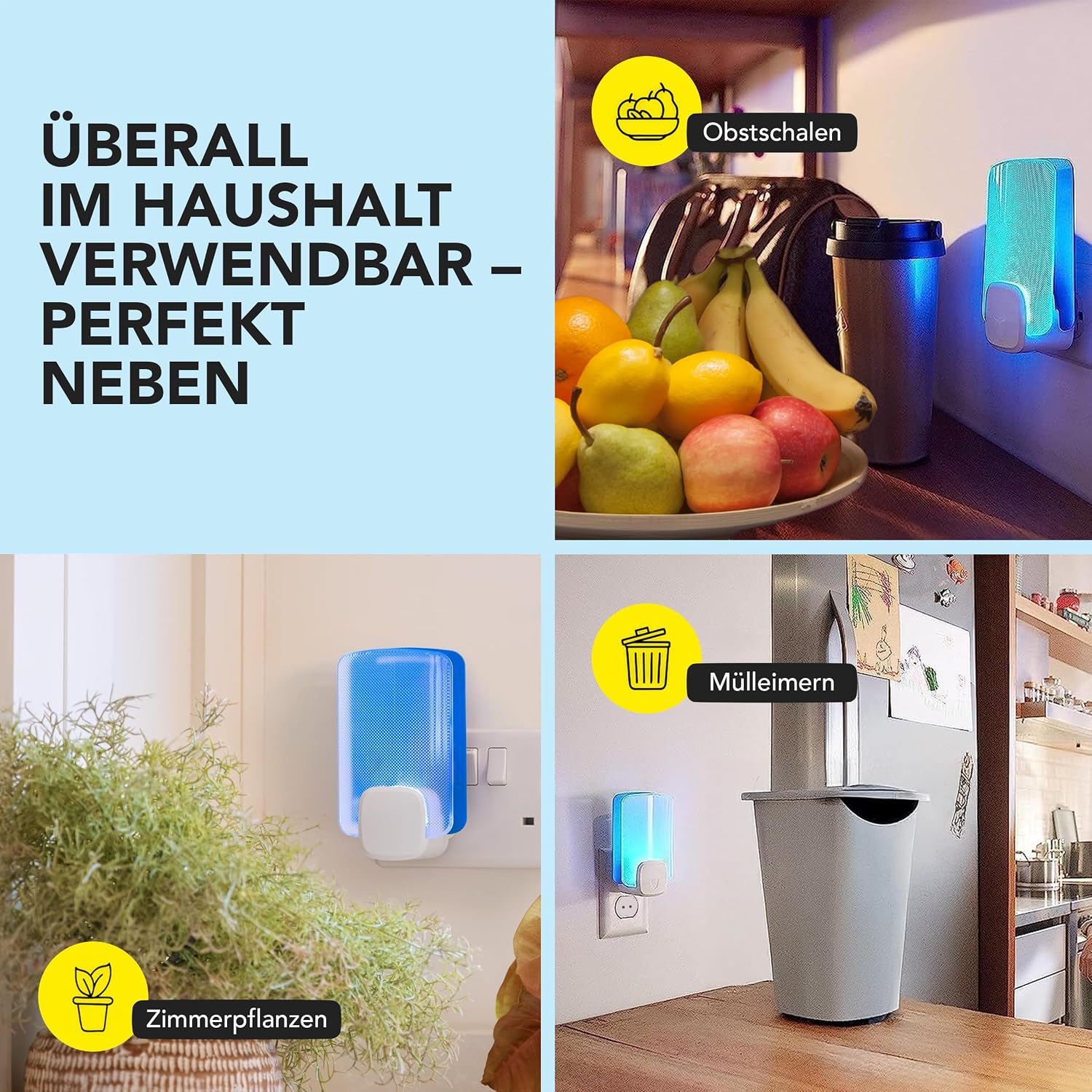 Thumbnail 6 de Raid Essentials LED Lichtfalle – insektizidfrei, 1 Lichtfalle + 1 Nachfüllpackung