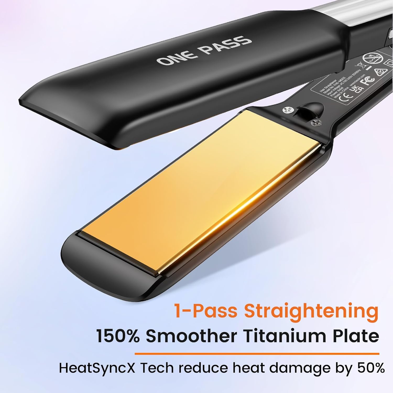 Thumbnail 1 de Faszin Professional 42mm Titanium Straightener 11 temps 💇♀