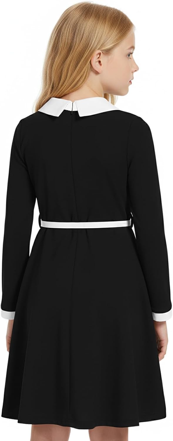 Detalle de JiAmy Girls Long Sleeve Dress 4–12 years