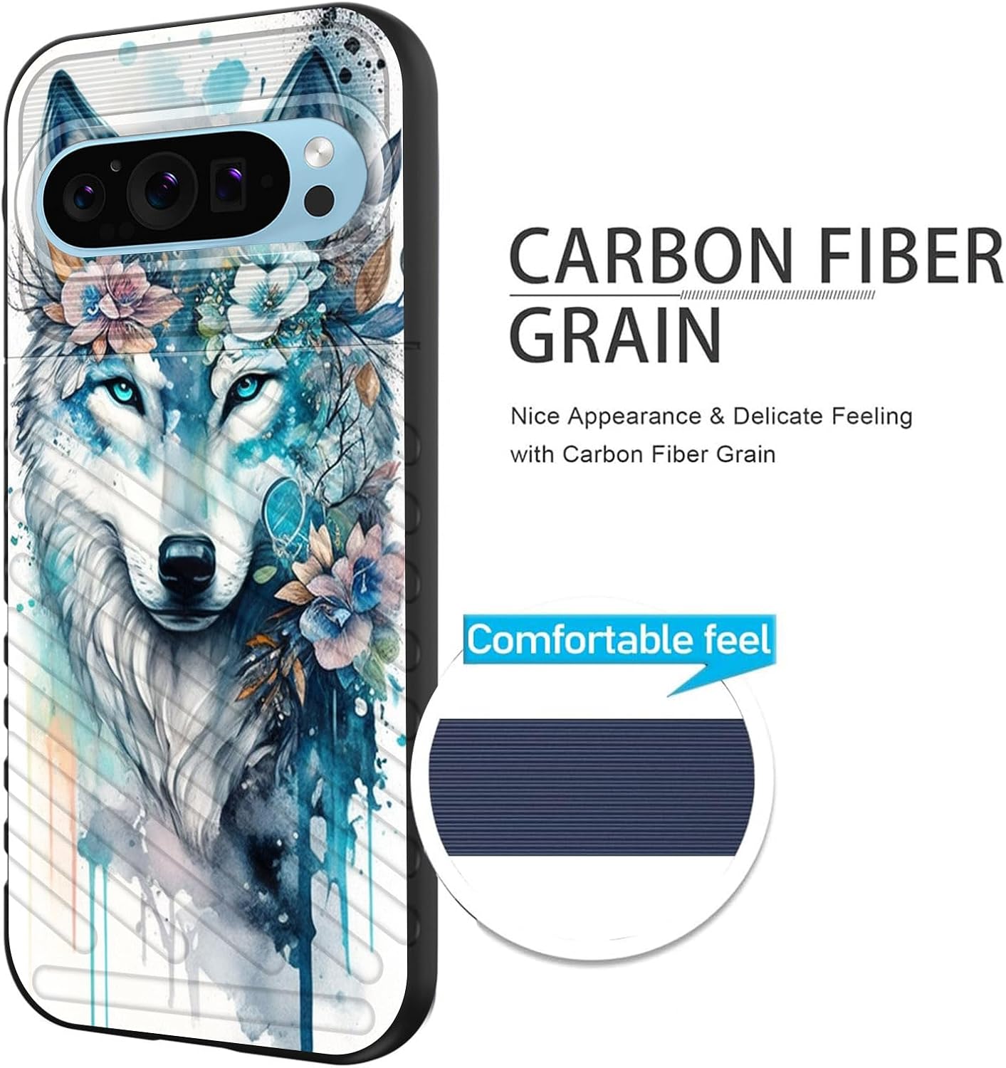 Thumbnail 1 de EFGWSDER Pixel 9 Case in TPU