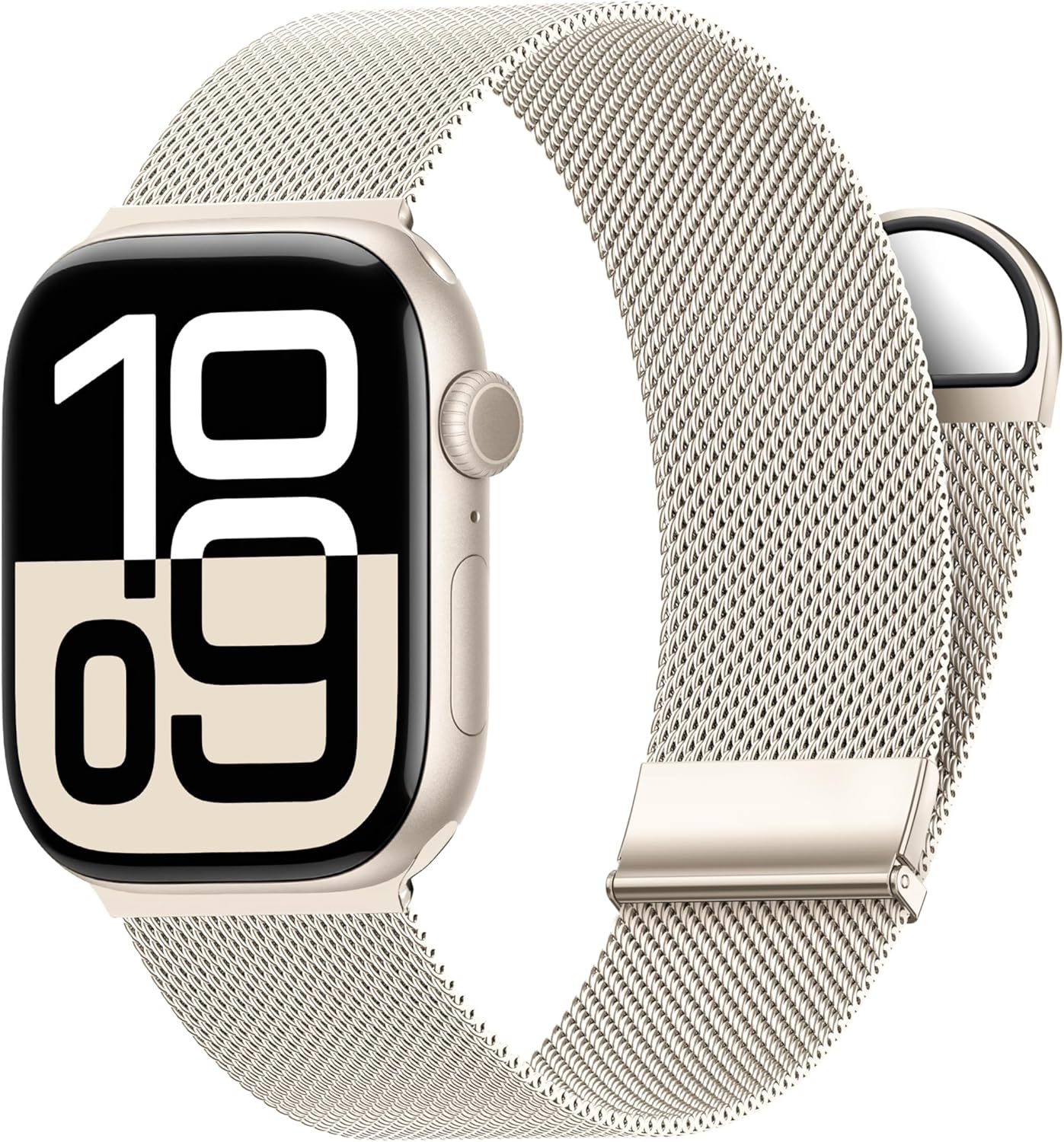 Detalle de Higgs Correas Compatible Apple Watch 44mm Milanesa