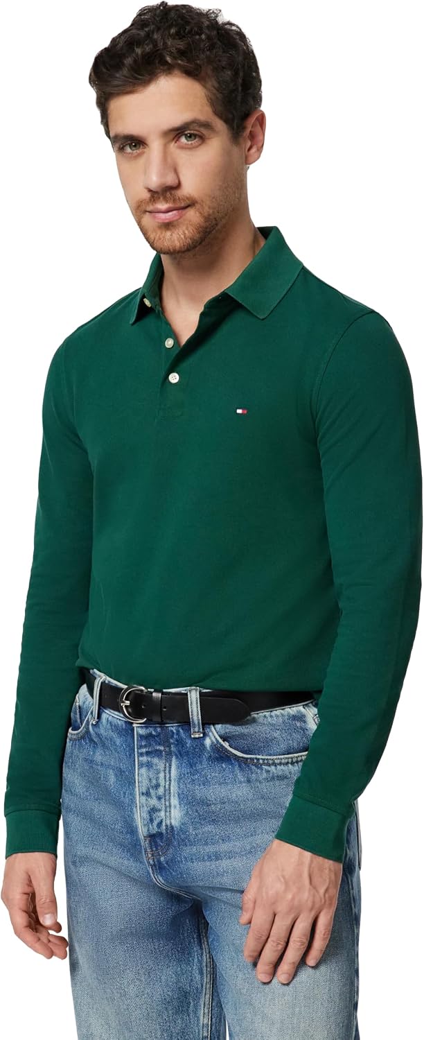 Detalle de Tommy Hilfiger Maglietta Polo Uomo Slim Basic