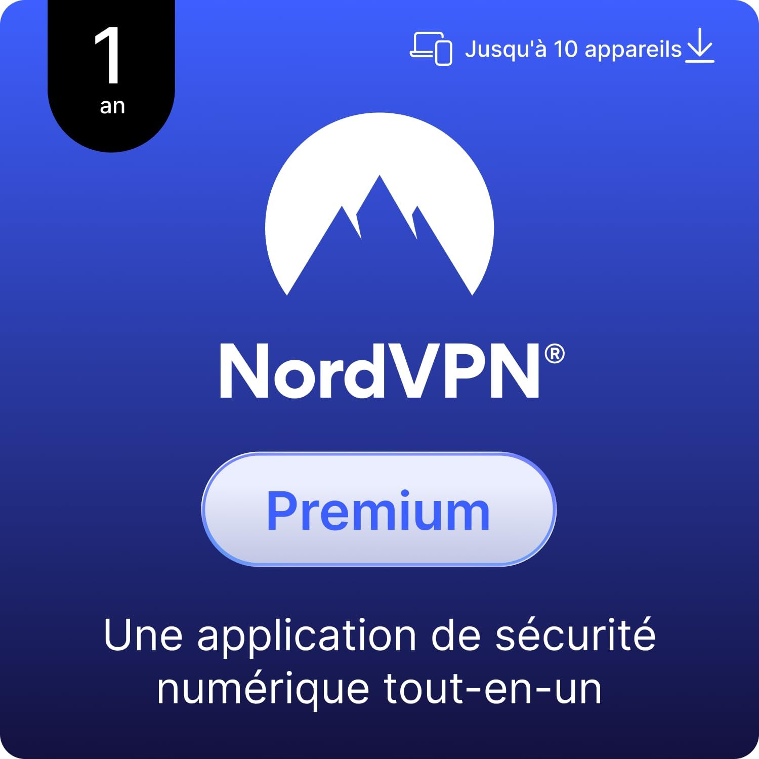 NordVPN Premium (1 An) – Pack VPN & Cybersécurité avec NordPass et NordLocker