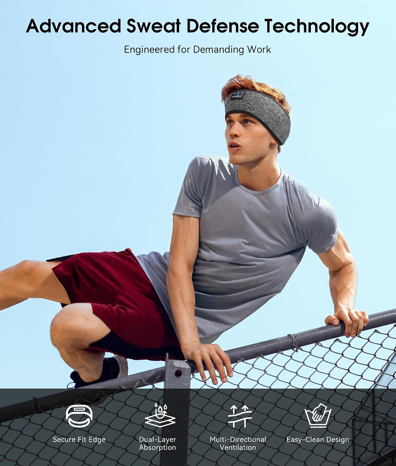 Thumbnail 2 de MUSICOZY Sleep Headphones Headband