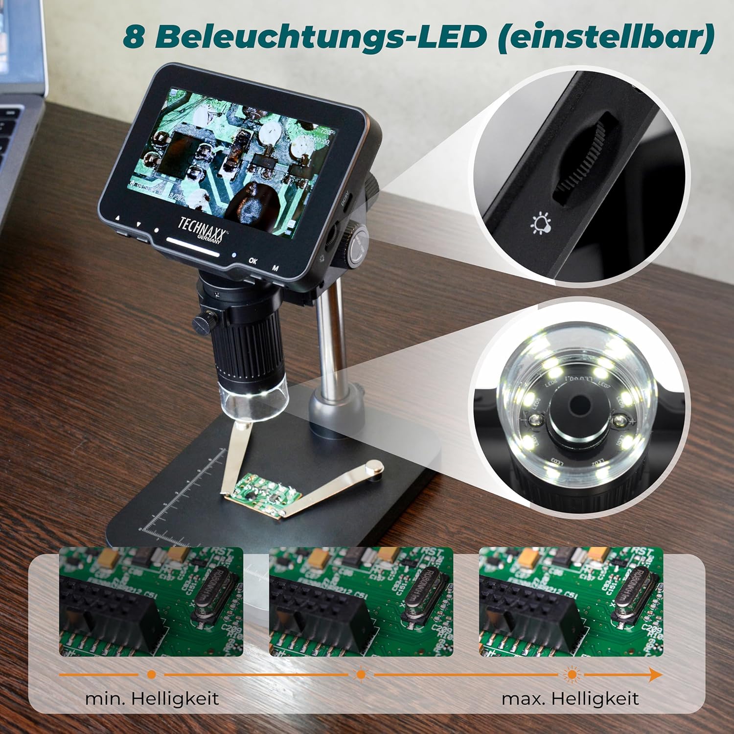 Detalle 2 de Technaxx TX-277 Pro 50x Mikroskop