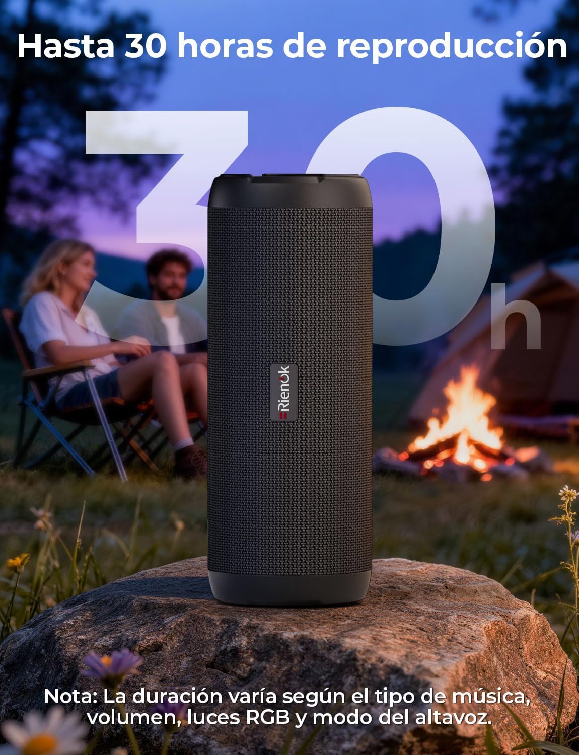 Thumbnail 2 de RIENOK Altavoz Bluetooth 40W 30H
