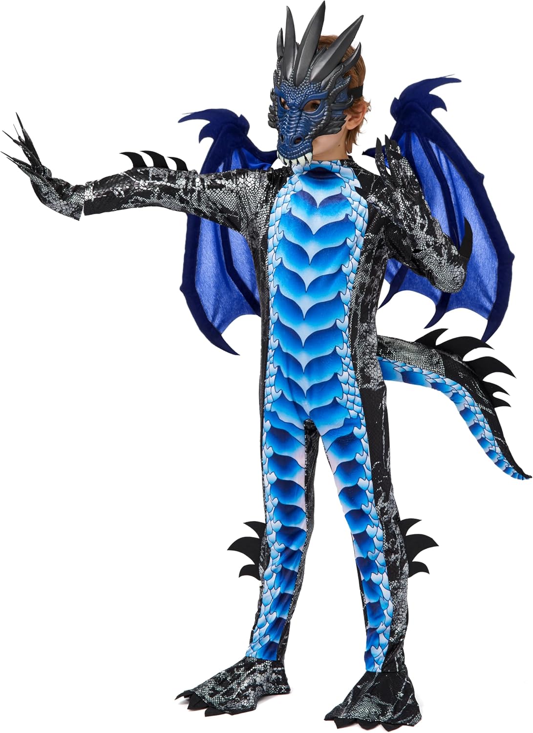 Detalle de Spooktacular Creations Drachenkostüm Kinder 3–14 Jahre 🐉