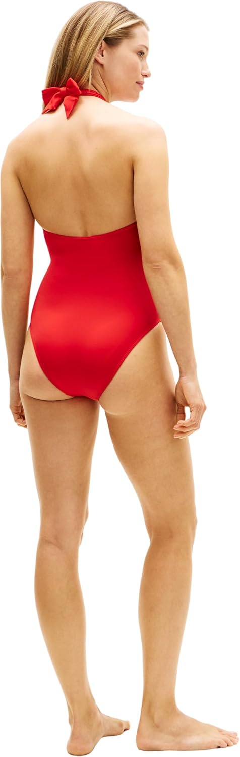 Detalle de Tommy Hilfiger Halter RP Op Uw0uw06356 – Costume da bagno da donna