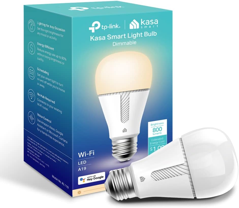 Kasa Smart KL110 Dimmable 800LM LED Bulb
