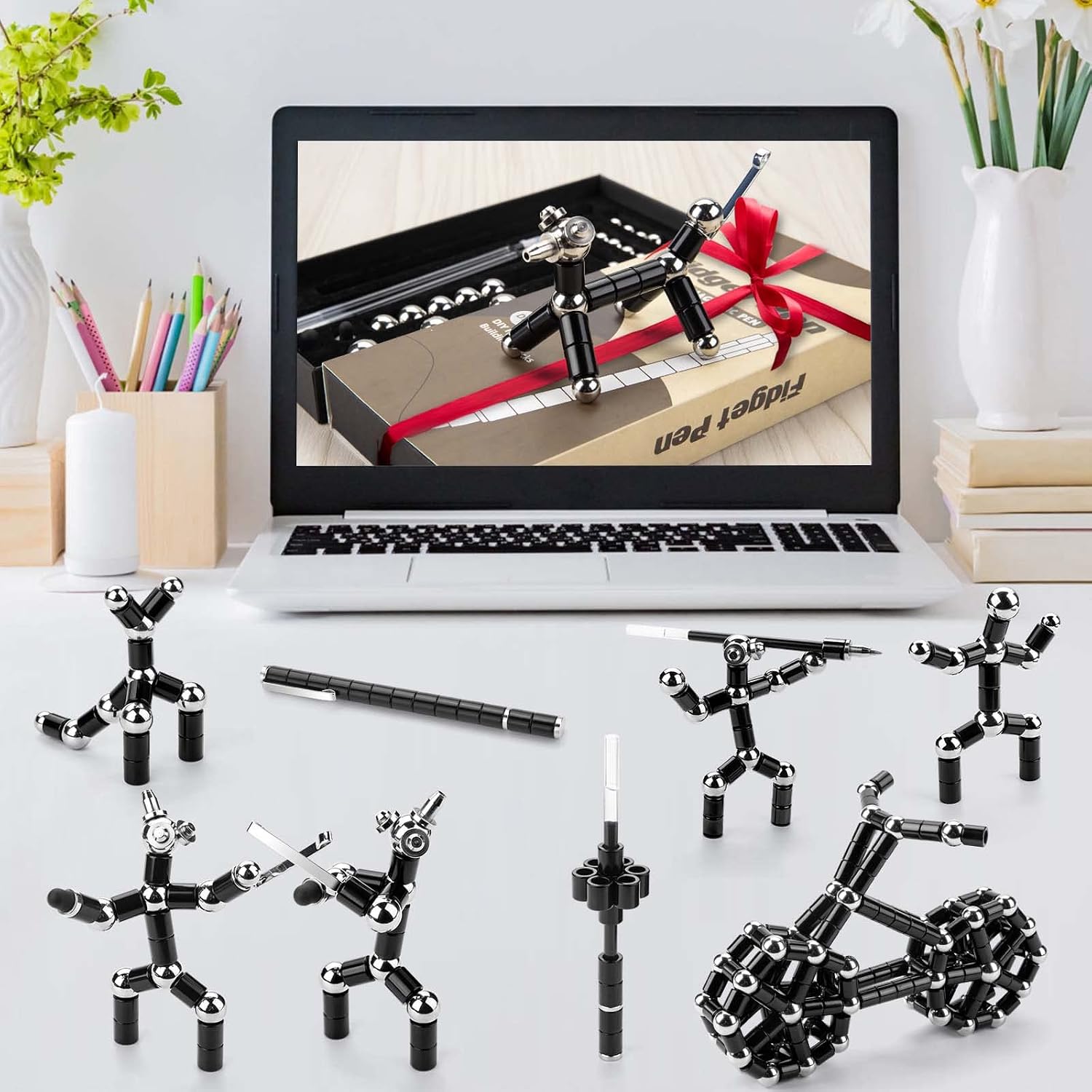 Thumbnail 4 de Tigerhu Fidget Pen Magnetischer Kugelschreiber 14 Teile