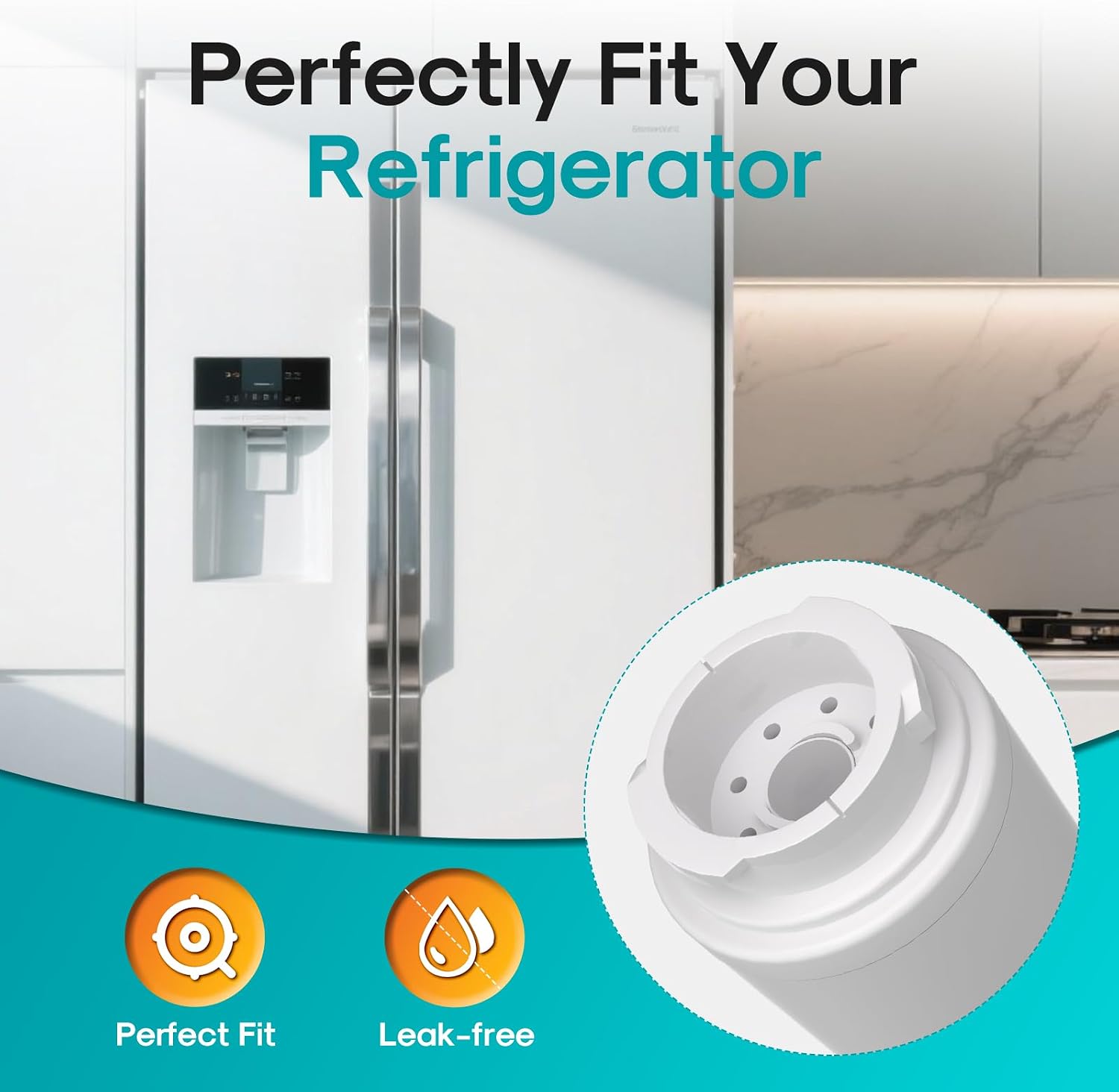 Thumbnail 6 de ICEPURE PRO RWF0900AH Refrigerator Water Filter, NSF-Certified Coconut-Shell Carbon