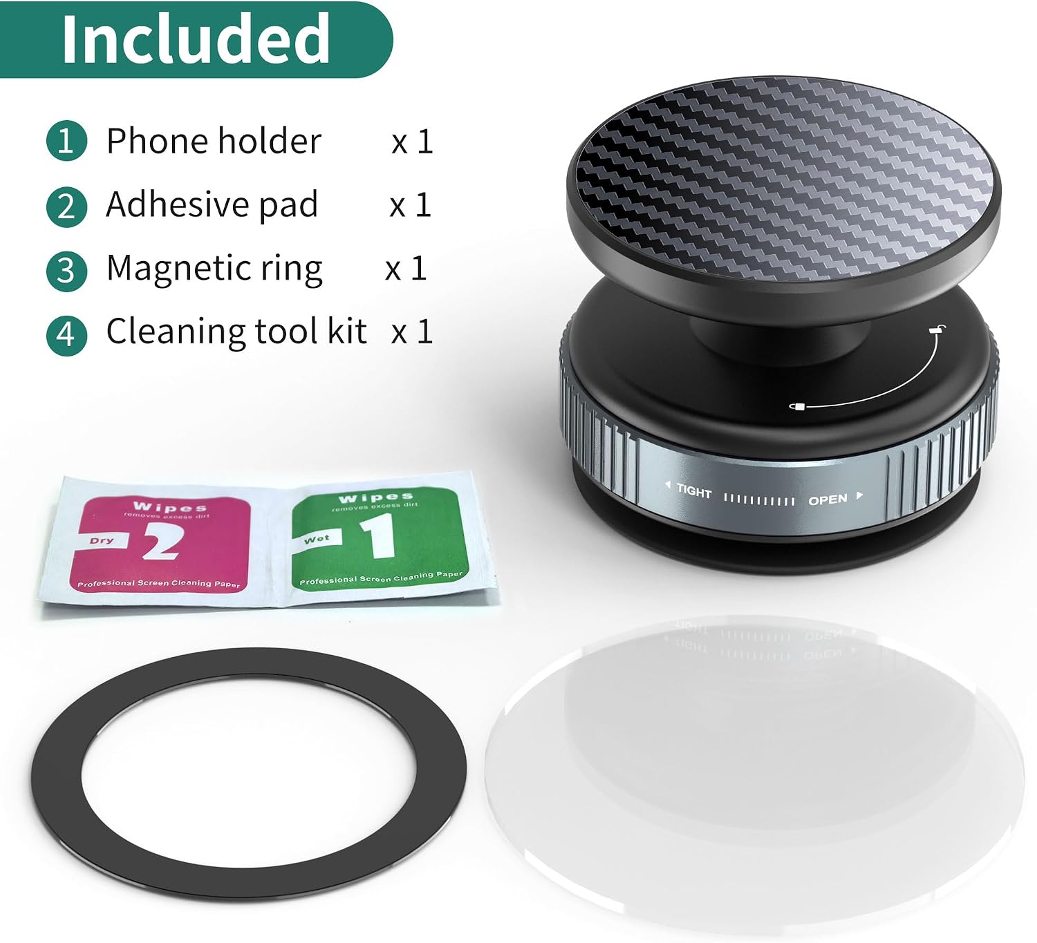 Thumbnail 6 de HomeMount magnetic phone holder 360°