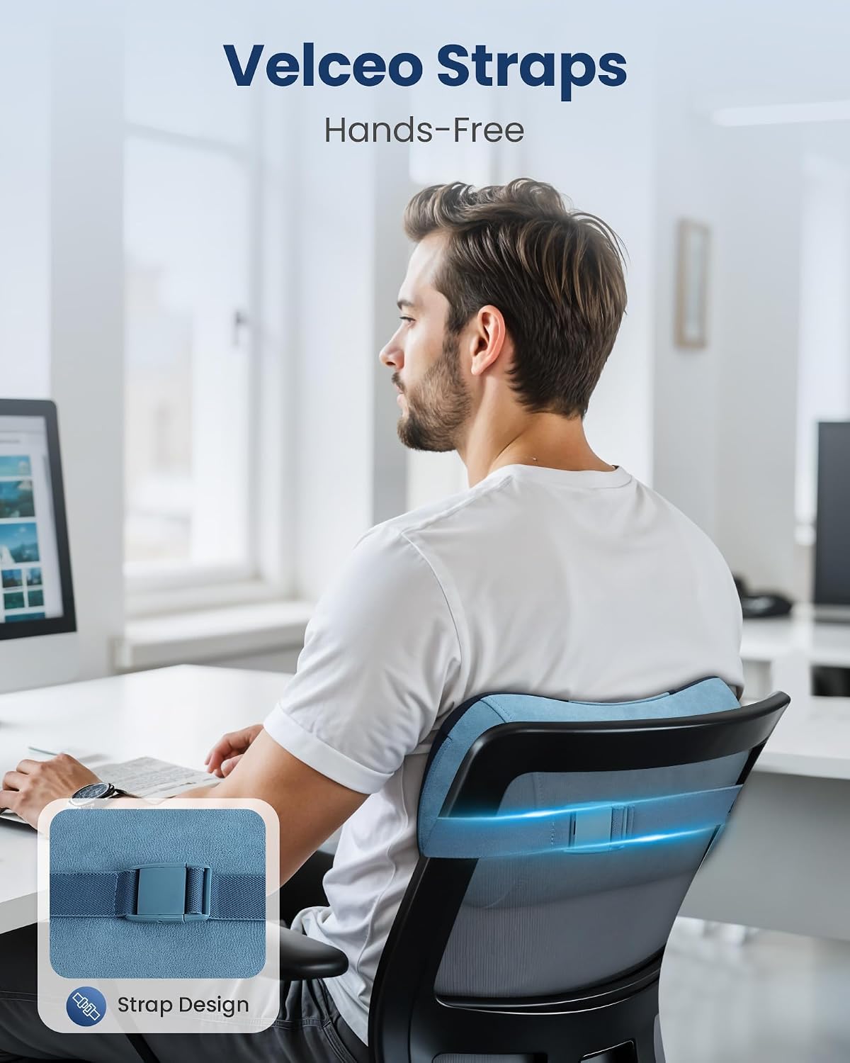 Thumbnail 6 de Cordless Shiatsu Neck and Back Massager with Heat, 3D Kneading and USB-C