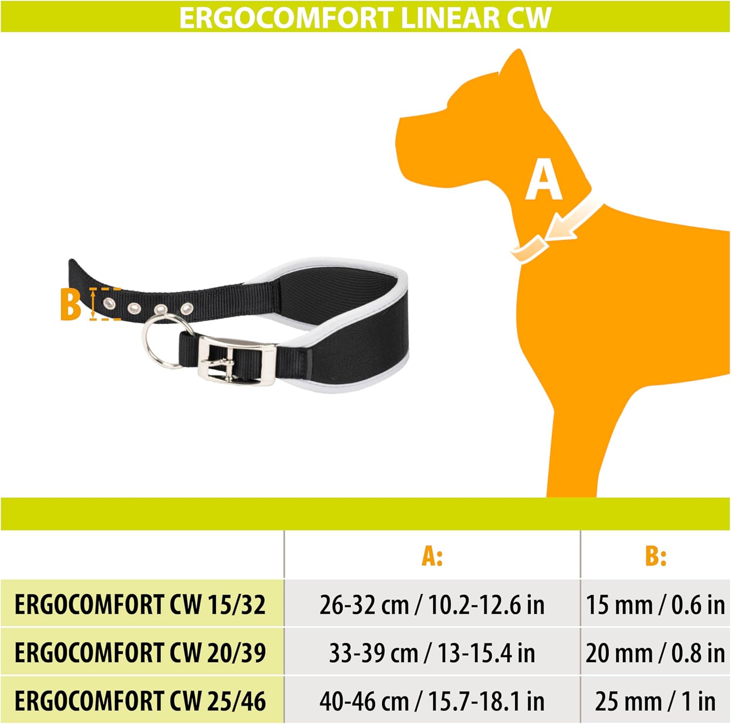 Detalle 2 de Ferplast ERGOCOMFORT C15/33 collier chien rembourré