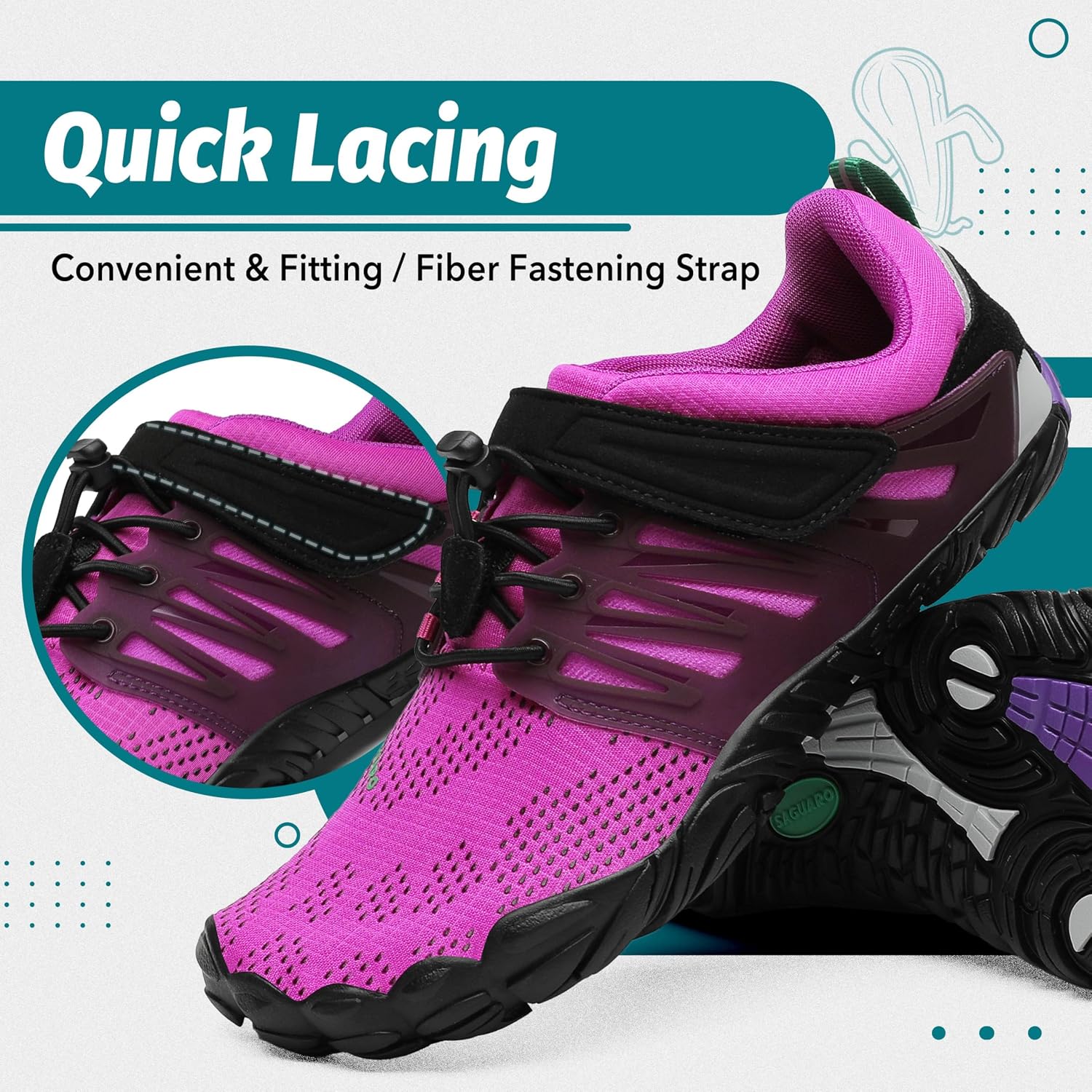 Thumbnail 3 de SAGUARO Barefoot Trail Zapatillas Ligeras