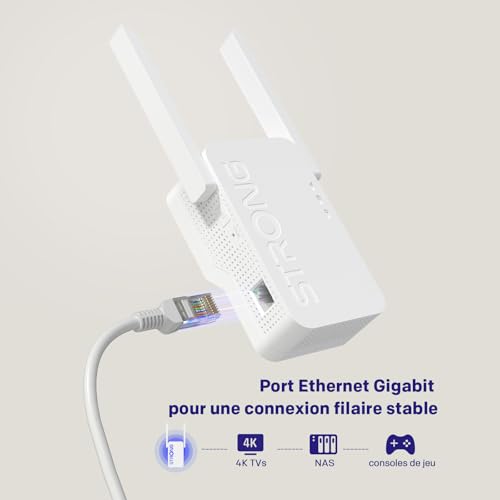 Thumbnail 6 de STRONG AX3000, répéteur WiFi 6 double bande avec Ethernet Gigabit