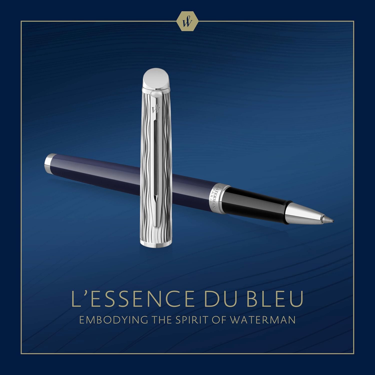 Detalle 2 de Waterman Hémisphère Stylo roller Gris Bleu