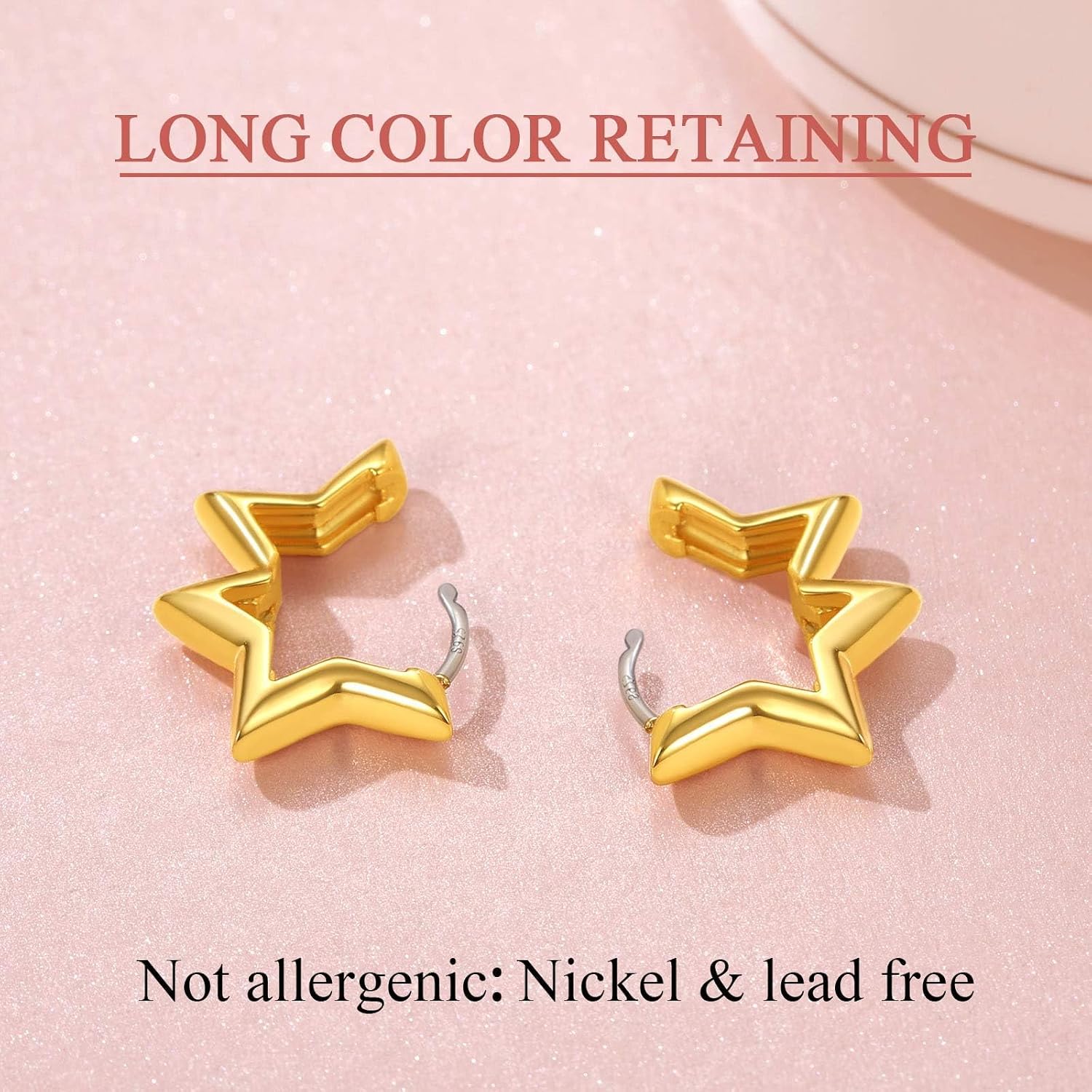 Detalle de FindChic hypoallergenic hoop earrings 19/30mm