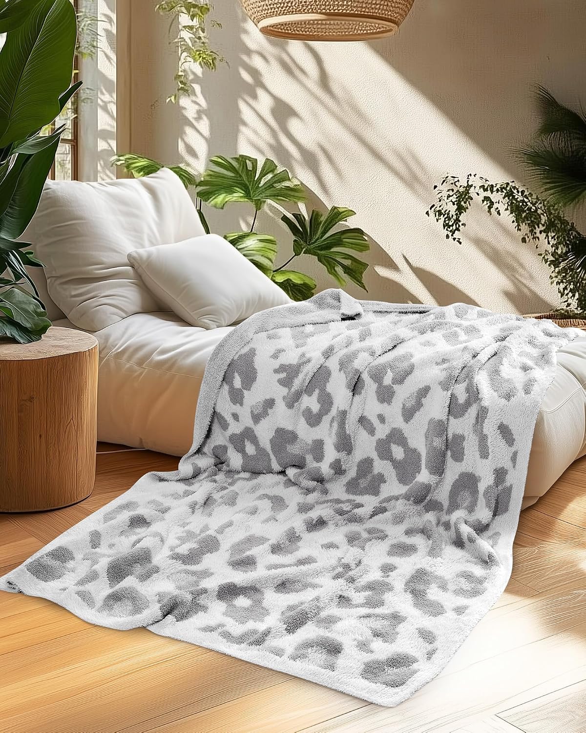 Thumbnail 3 de blunique Manta de leopardo 50