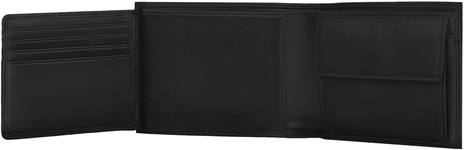 Detalle 2 de BOSS Randy Trifold Black – Portefeuille tri-fold élégant et pratique