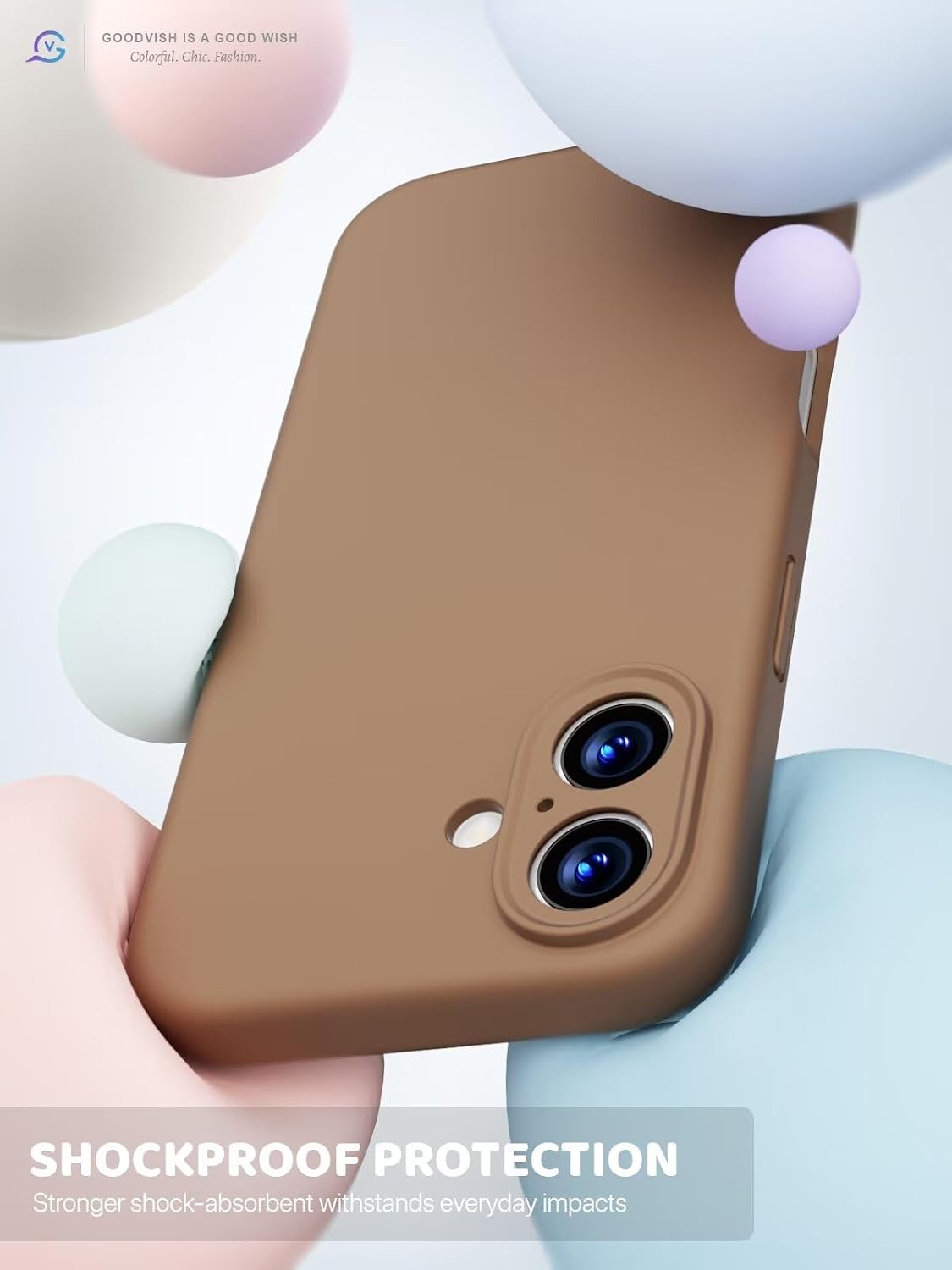 Detalle 2 de GOODVISH 3‑in‑1 iPhone 16 Hülle 6,1"