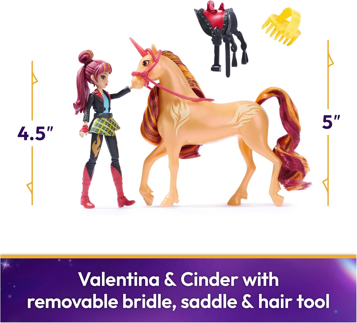 Detalle de Unicorn Academy Valentina Cinder set