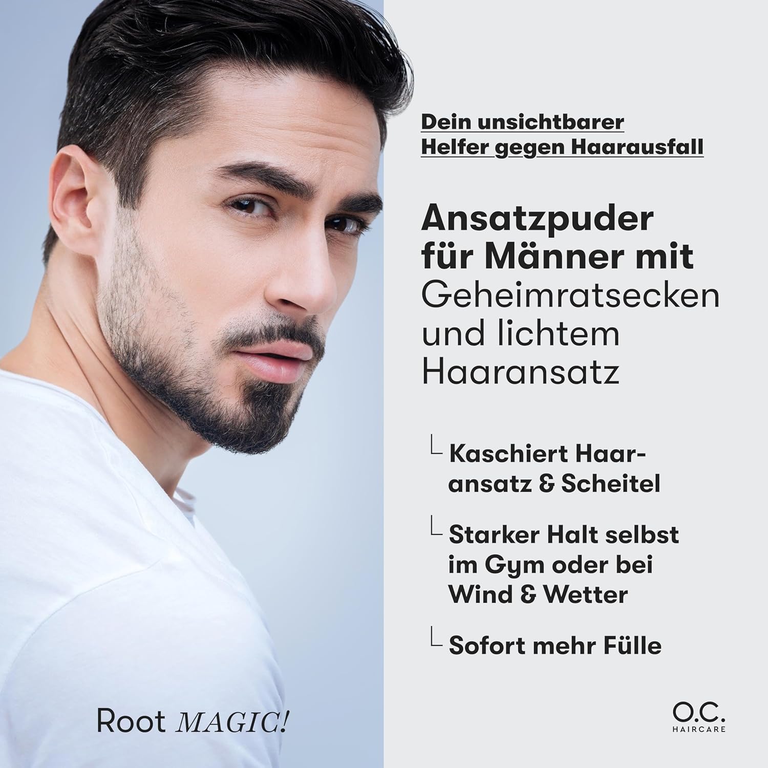 Detalle de Ansatzpuder für Haarverdichtung 9 Farben
