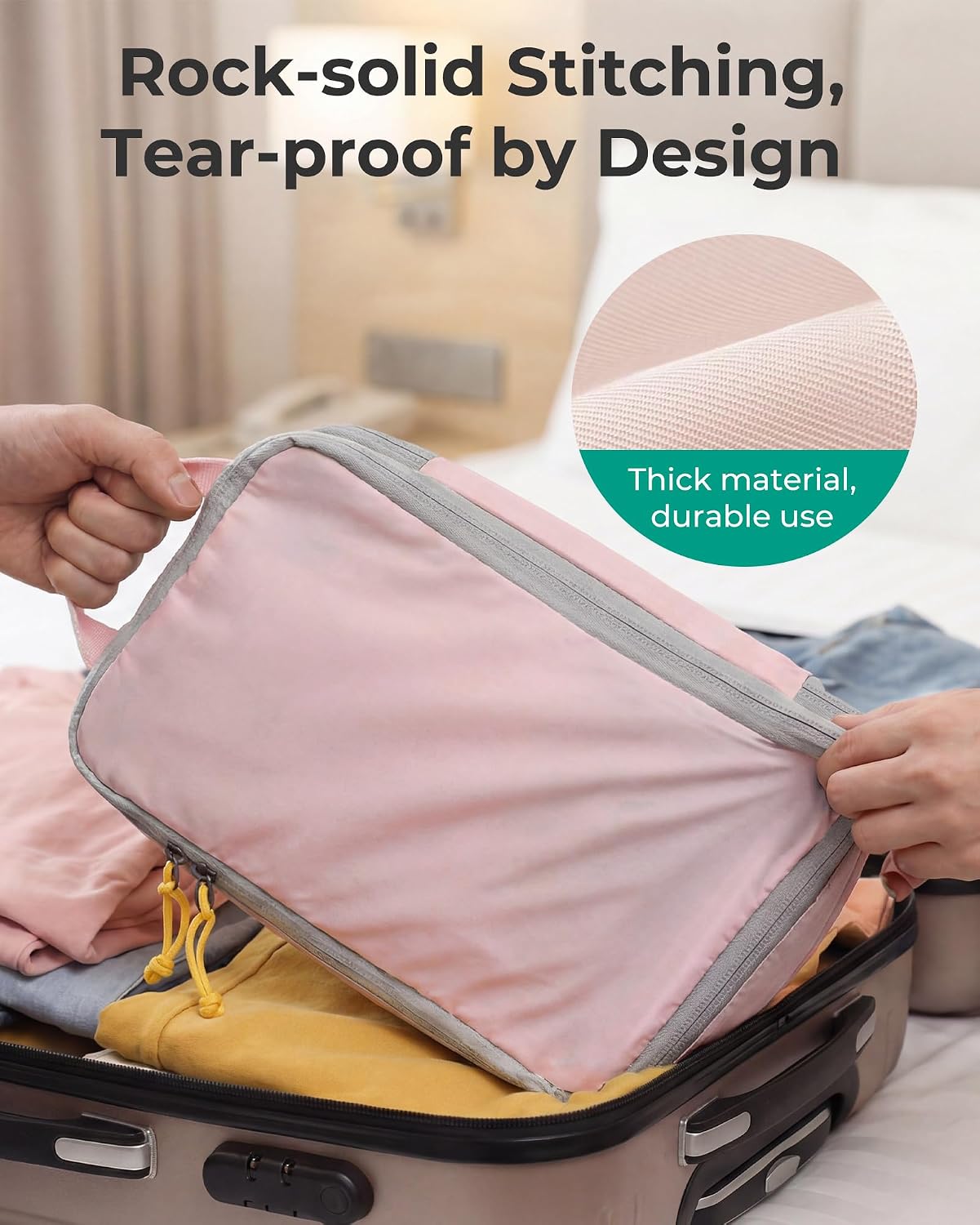 Thumbnail 5 de BAGSMART Compression Packing Cubes 6-piece