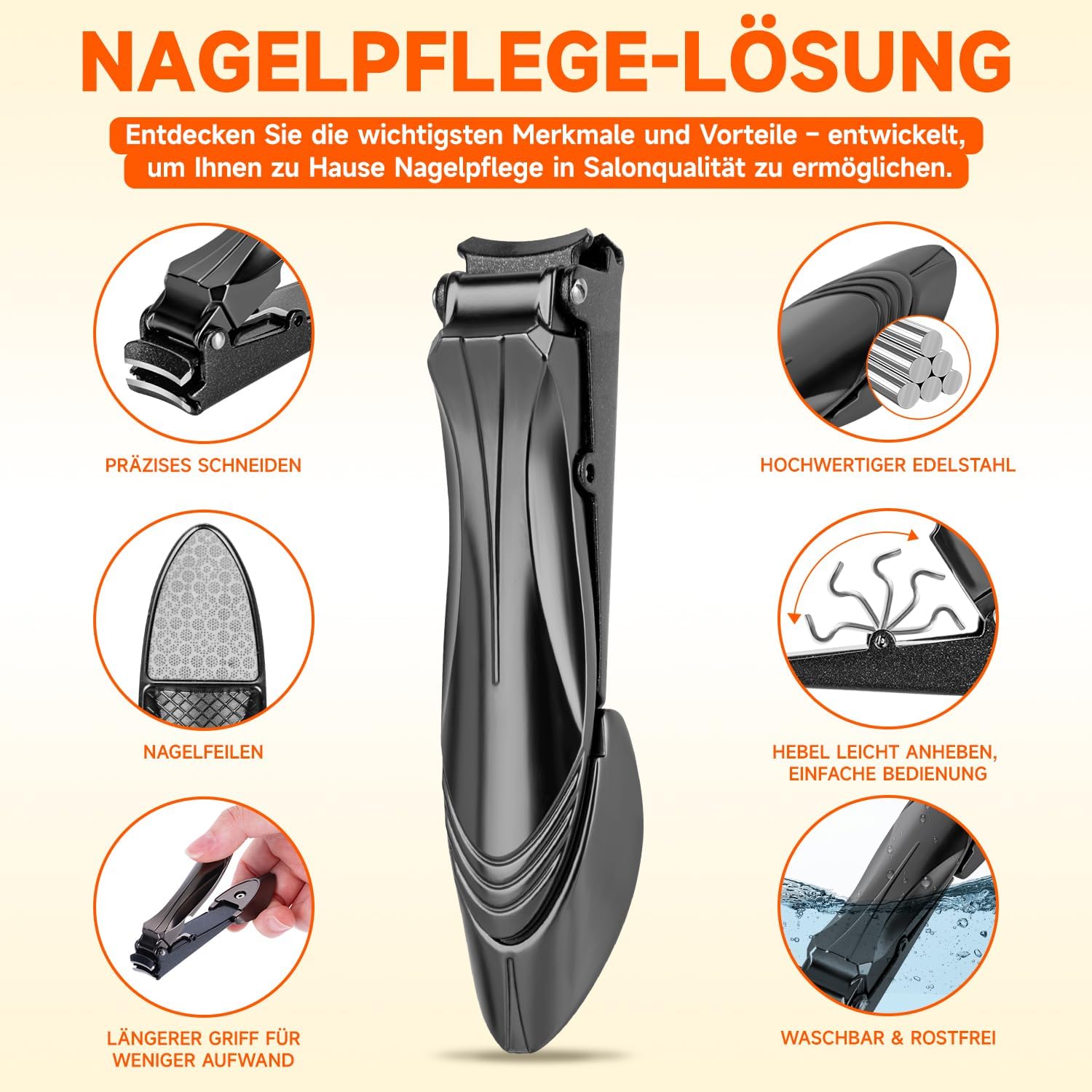 Detalle 2 de Maqhpu Nagelknipser mit Auffangbehälter