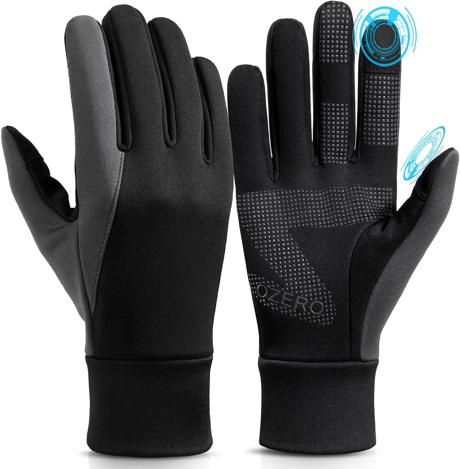 Detalle de OZERO Thermal Winter Gloves touchscreen, waterproof