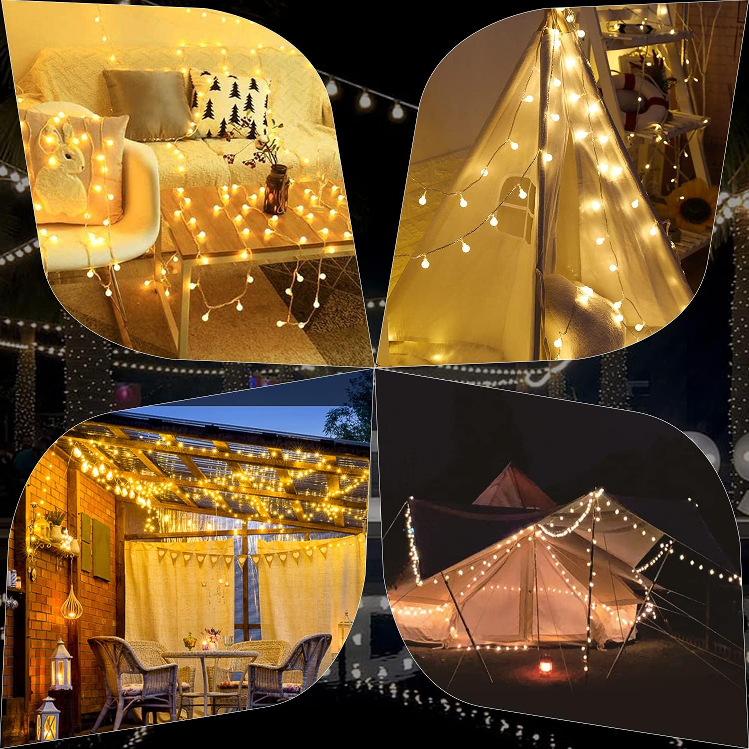 Thumbnail 5 de Liyade lichtsnoer voor buiten, 100 warmwitte leds, 10,5 m, IP65