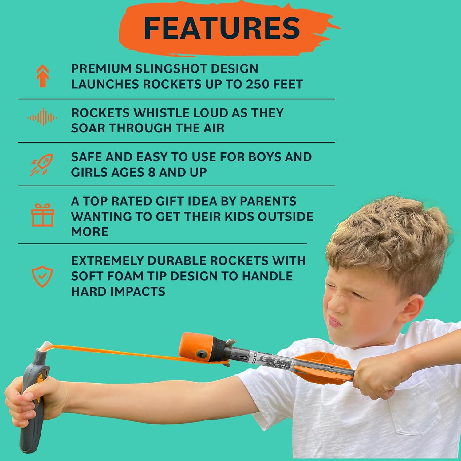 Thumbnail 2 de Rocket Launcher 250 ft for Kids 🚀
