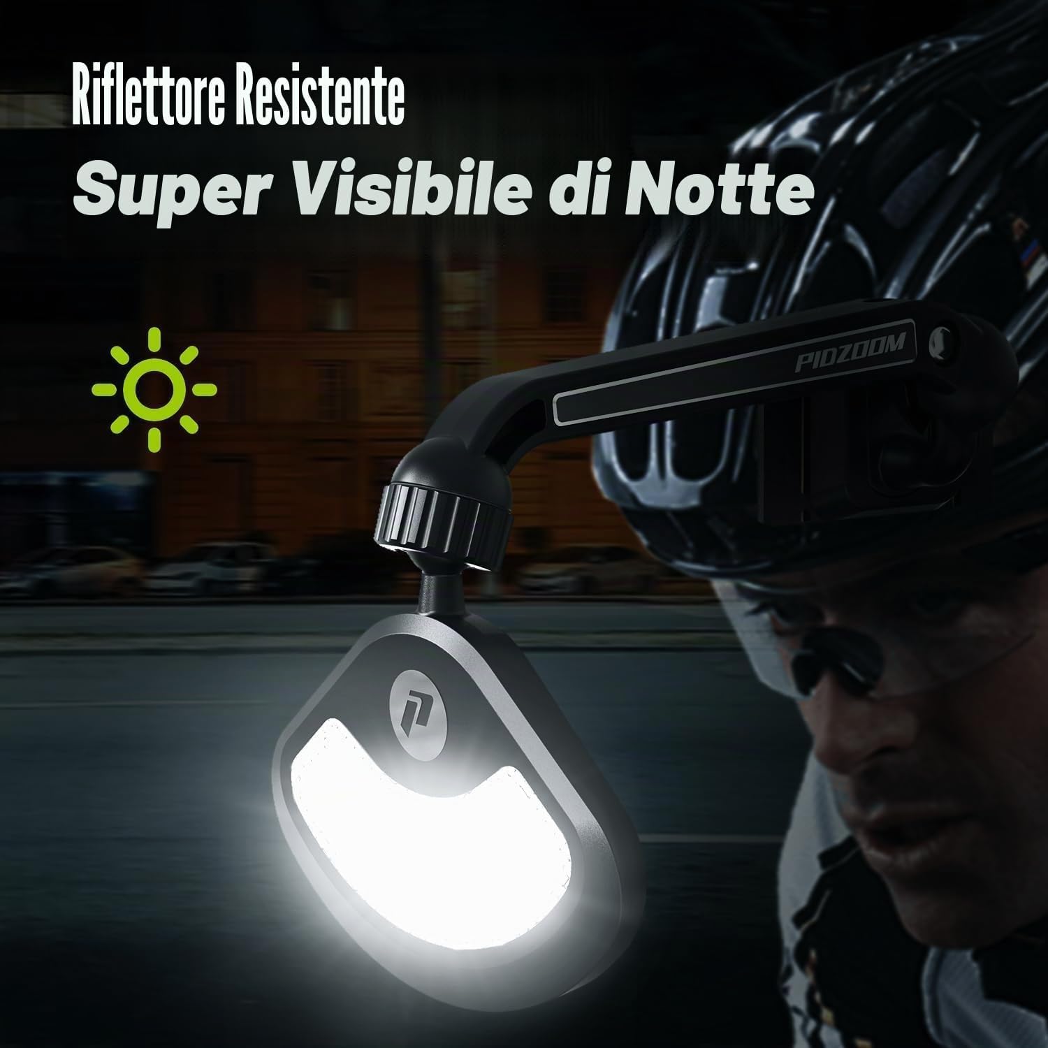 Thumbnail 6 de PidZoom Specchietto retrovisore per casco bici: regolabile a 540° e facilmente ripiegabile