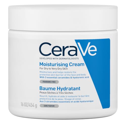 Detalle de CeraVe Face Care & Body Moisturiser for Dry to Very Dry Skin, 454g