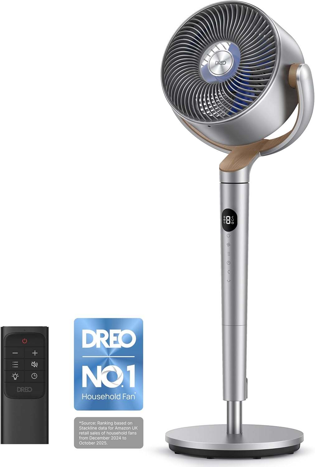 Detalle de Dreo Standing Fan 85 ft circulator