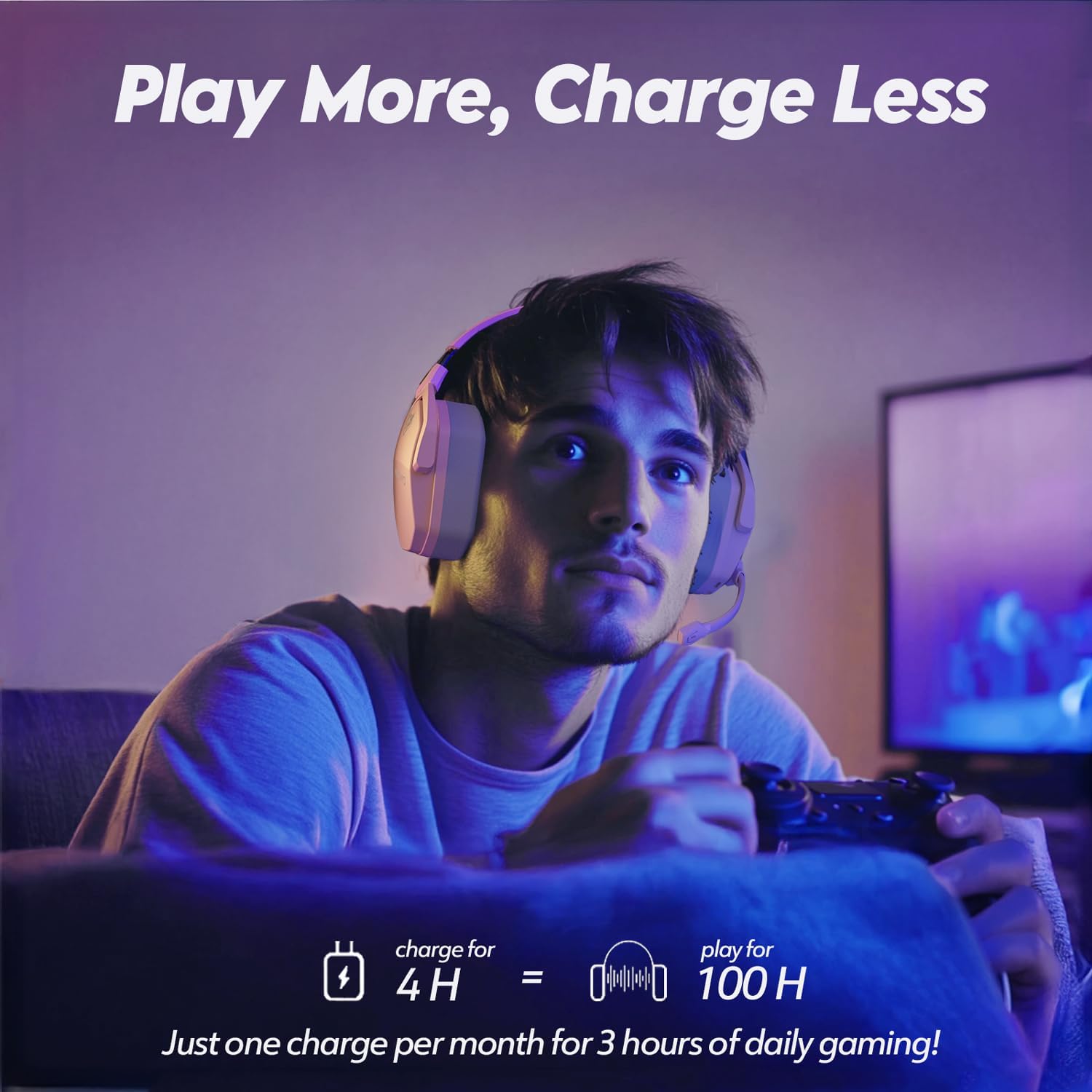 Thumbnail 5 de NUBWO G06 Gaming-Headset 100 Stunden Akku