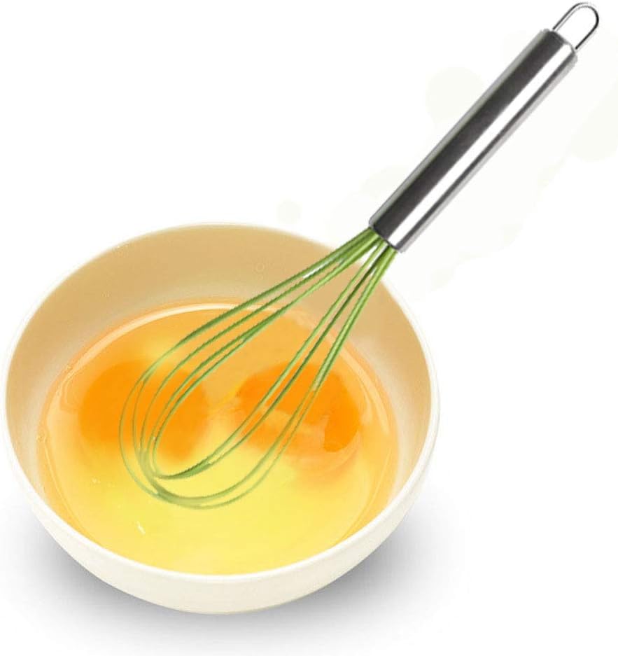 Detalle 2 de BINHAI Set utensili da cucina in silicone verde 🍽