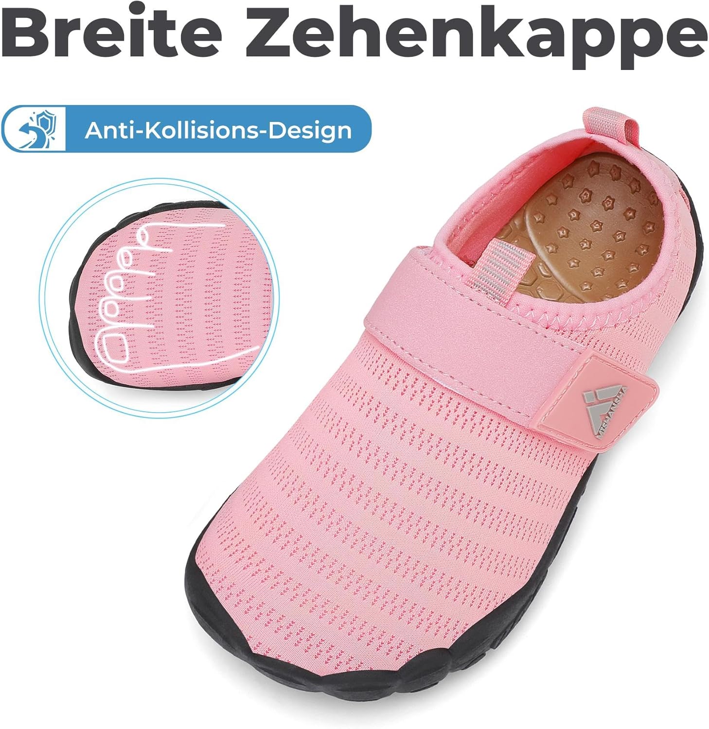 Thumbnail 1 de Mishansha Kinder Badeschuhe Schnell trocknend – rutschfest, atmungsaktiv, Barfußschuhe Gr. 24–35