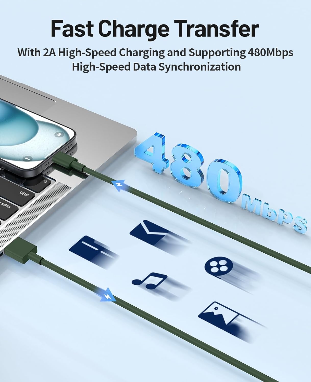Thumbnail 5 de 3Pack Carplay Cable 6FT for iPhone