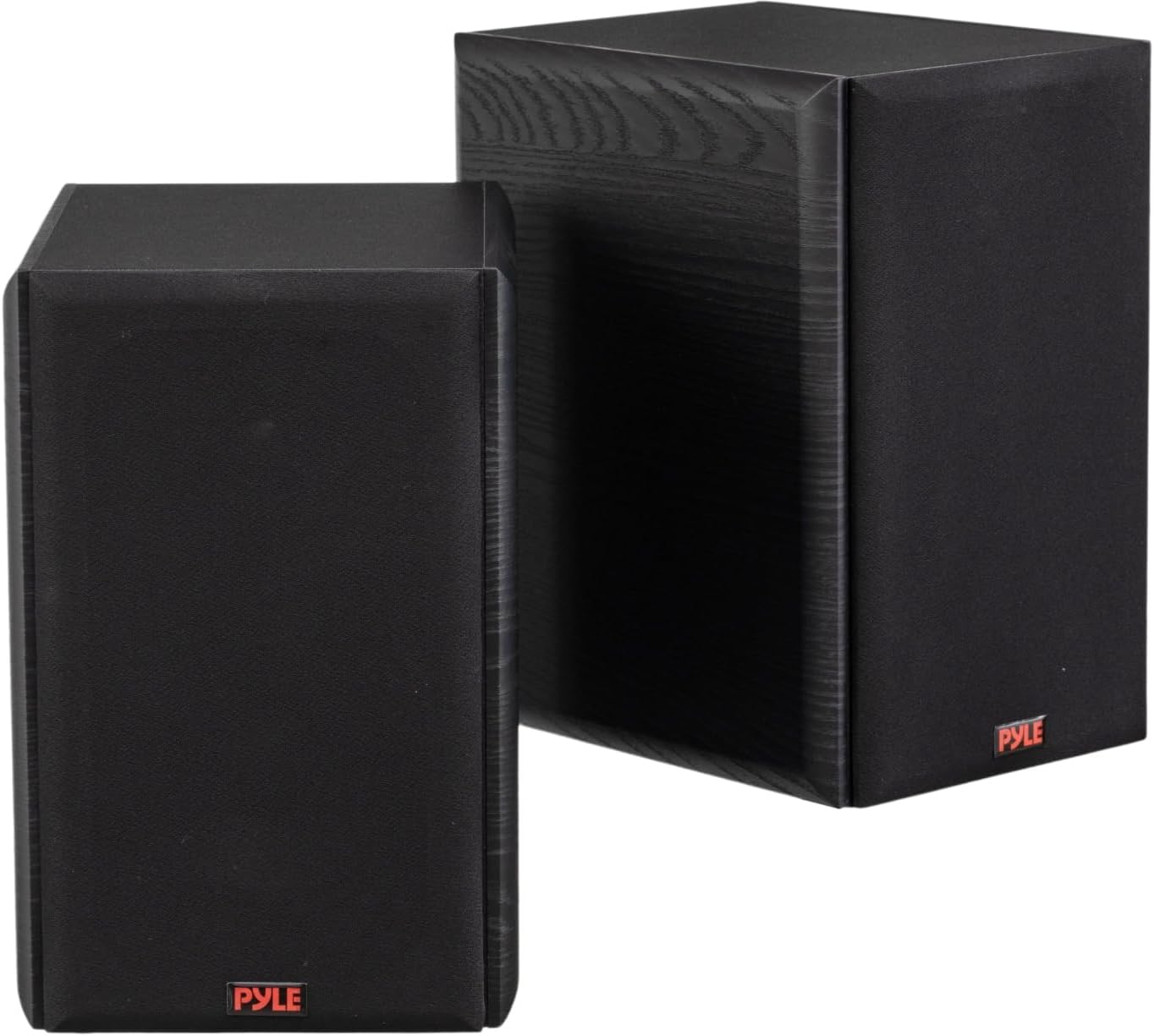 Detalle de Pyle Bookshelf Speakers Passive Hi-Fi – 13cm Stereo Speakers with Wall Mount Brackets