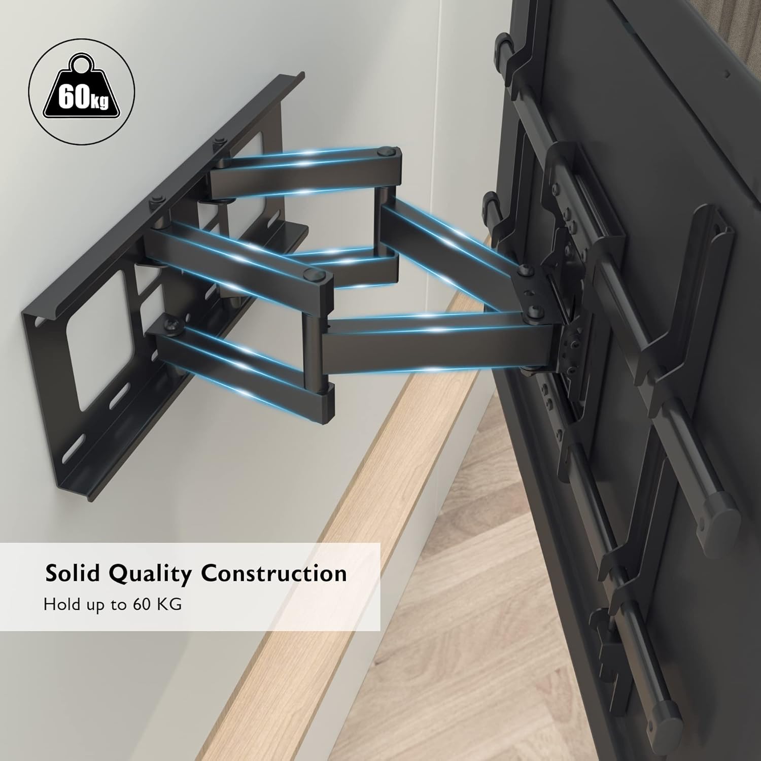 Detalle 2 de BONTEC TV Wandhalterung 32–85″, bis 60 kg