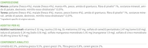 Thumbnail 4 de Natural Trainer Cibo Umido per Gatti Adulti Sterilizzati, Multipack Tonno e Manzo 12 x 85 g